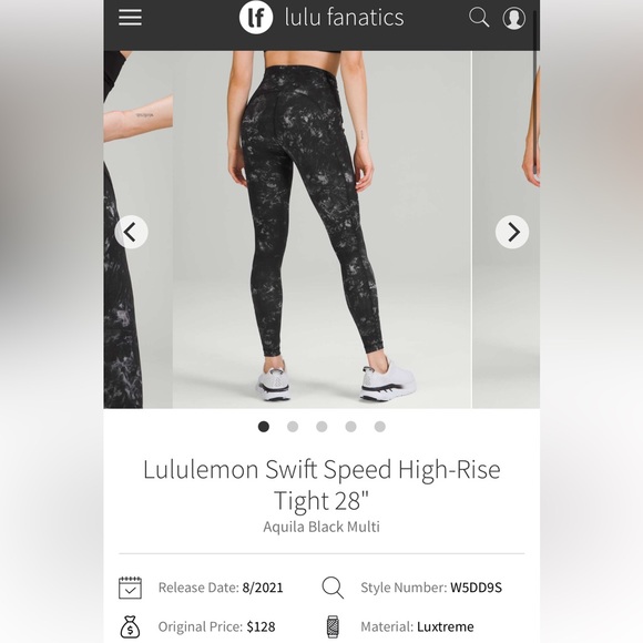 Lululemon Swift Speed High-Rise Tight 28" - Picture 11 of 13